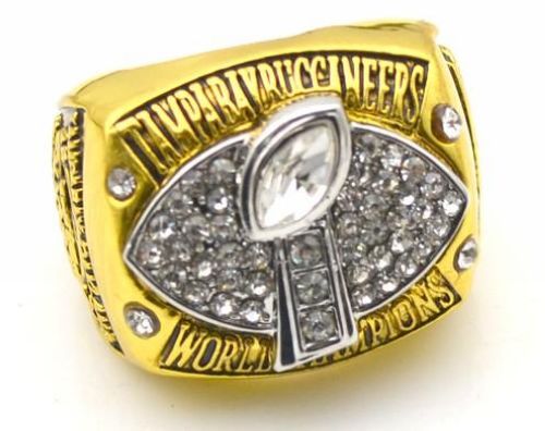 NFL Tampa Bay Buccaneers World Champions Gold Ring_1 - Click Image to Close